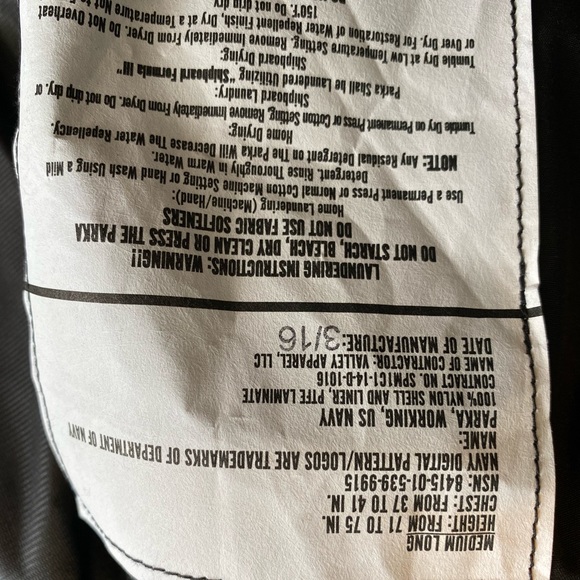 Navy Raincoat - Picture 3 of 4